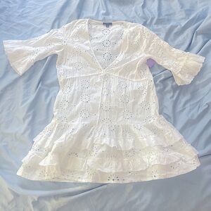 J crew size small eyelet lace dress or tunic Ladies